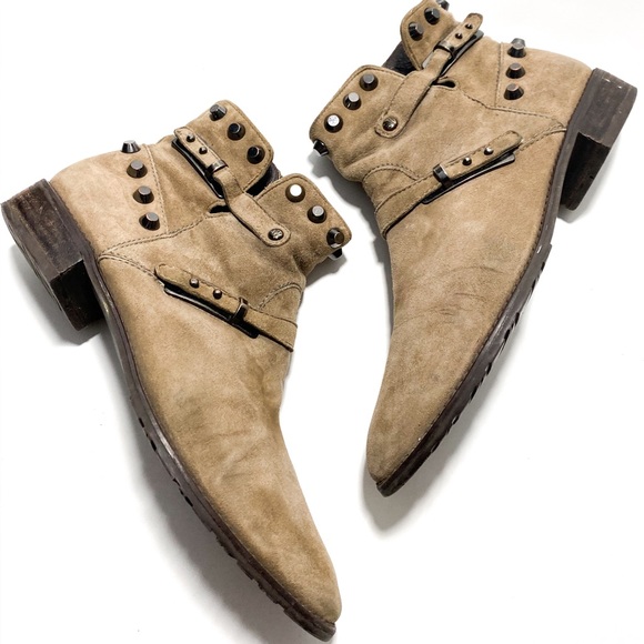Stuart Weitzman Go West Studded Booties - Picture 1 of 5